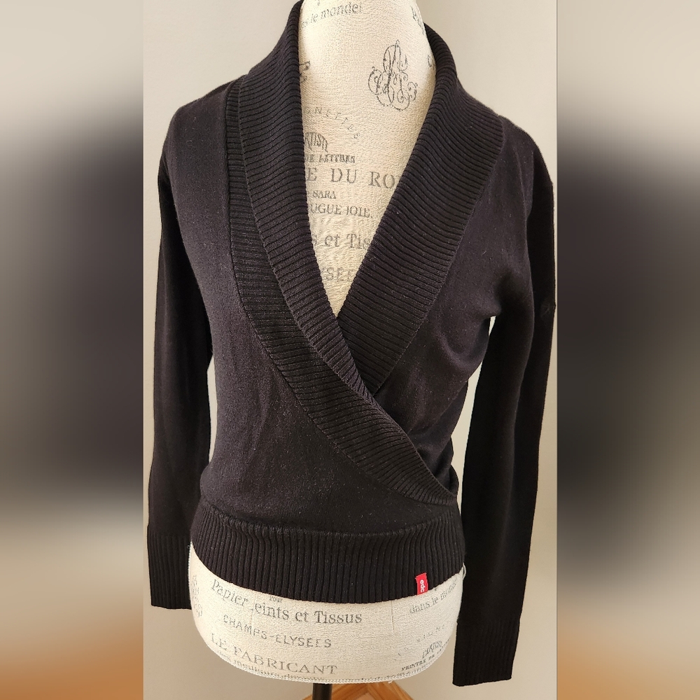 EdC by ESPRIT cowl neck black sweater in M